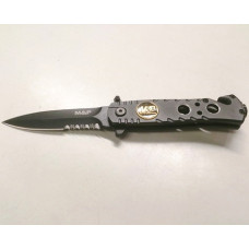 7 inch Lock Knive Action Tactical Rescue Knives P-530-MP-G (Military Police) MP (Grey)